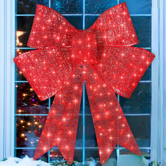 🎄Sparkle-now Pre-sale✨ BUY 1 GET 1 FREE✨🎀 LIT CHRISTMAS BOW