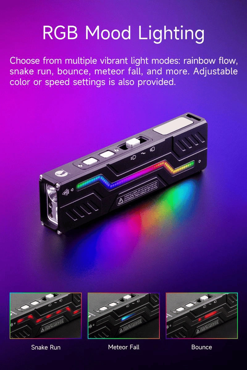 ⏳ Last Day Clearance Sale $23⏳BUY 2 GET 2 FREE🔥MoonBox 3.0 EDC Flashlight🔦