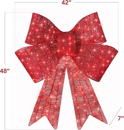 🎄Sparkle-now Pre-sale✨ BUY 1 GET 1 FREE✨🎀 LIT CHRISTMAS BOW